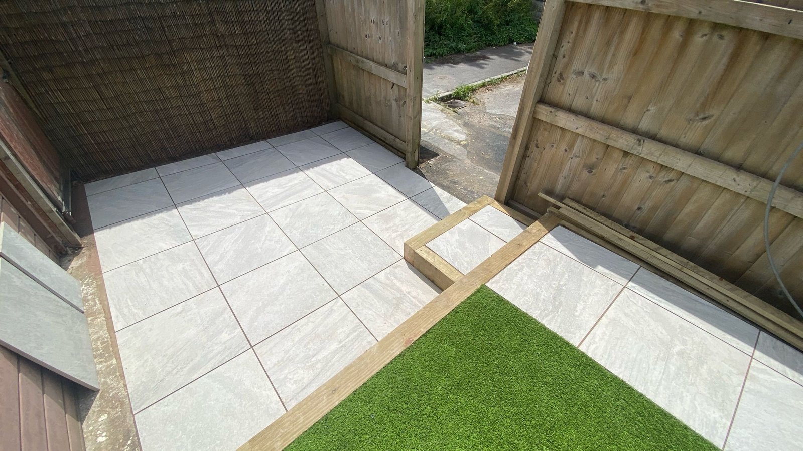 Porcelain Patio & Artificial Grass image 4