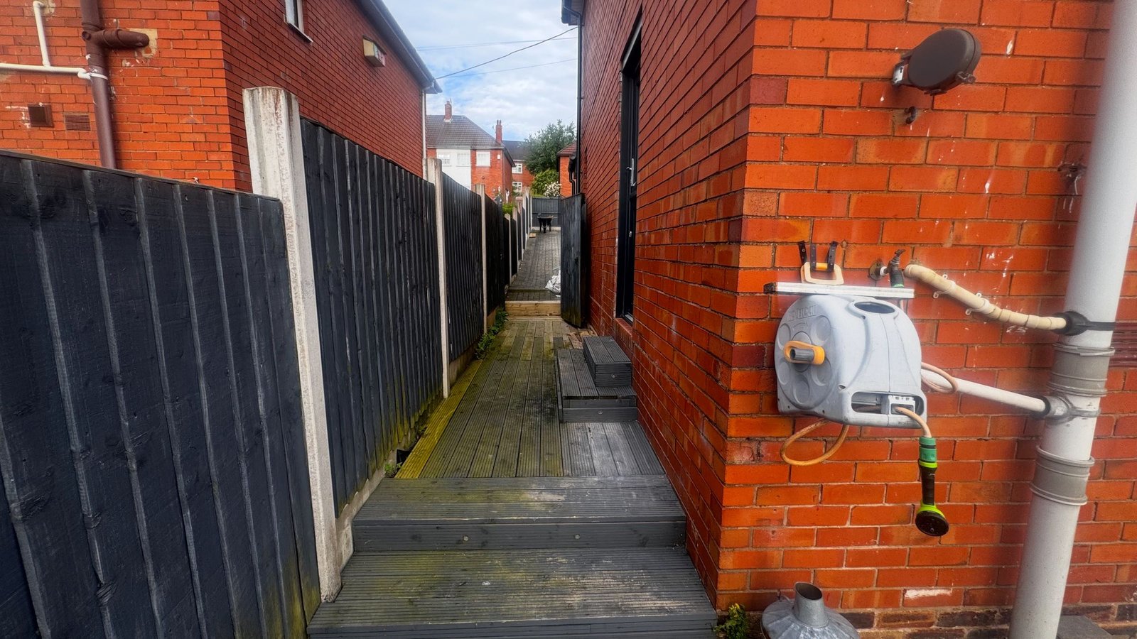 Transforming an Overgrown Garden into a Modern Porcelain Patio & Walkway image 14