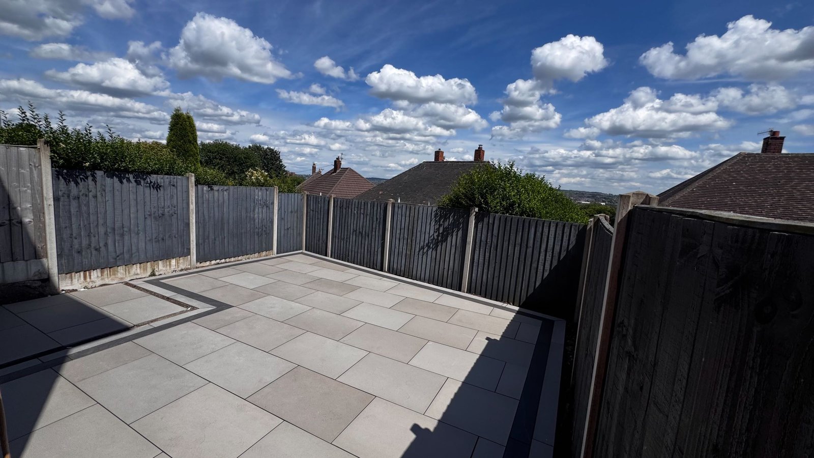 Transforming an Overgrown Garden into a Modern Porcelain Patio & Walkway image 5